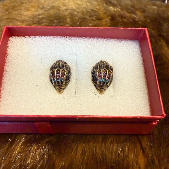 Kurt Geiger Multicolor Gold Earrings - Picture 1 of 3